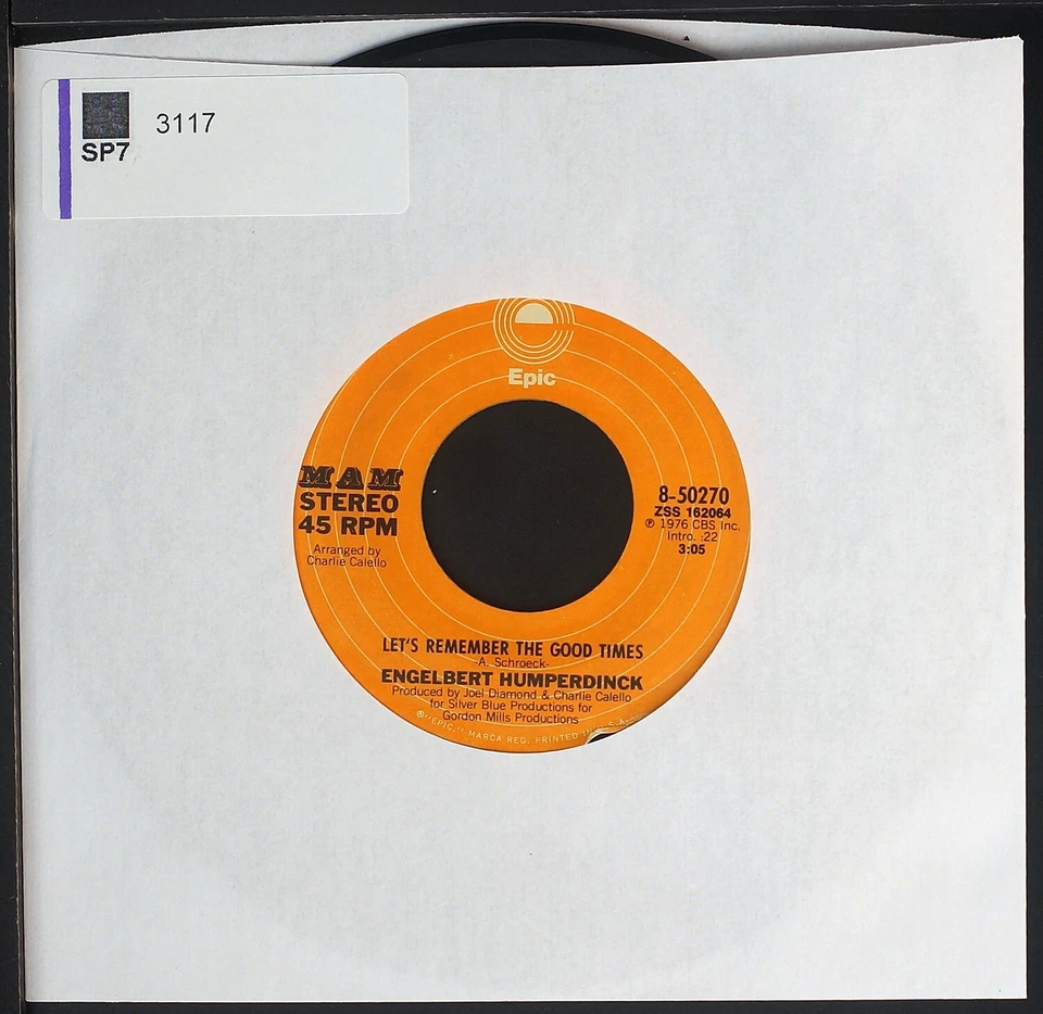 Engelbert Humperdinck - After The Lovin' - 7" single 45rpm record - Image 1 of 3