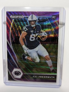 Pat Freiermuth 2021 Panini Prizm Draft Picks Purple Wave Prizm RC #127