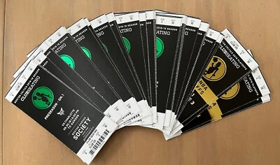 BOSTON CELTICS 2018-2019 NBA FULL COMPLETE SEASON BASKETBALL TICKETS - 60 TIX - Image 1 of 2