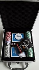 Maxstore Pokerset mit 300 Laserchips Aluminium