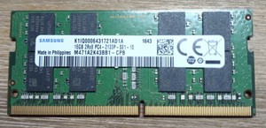 16GB Samsung RAM DDR4 M471A2K43BB1-CPB PC4-2133P 2Rx8 Laptop-Speicher SO DIMM