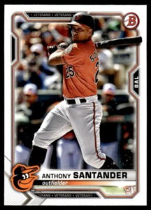 2021 Bowman  #3 Anthony Santander - Baltimore Orioles