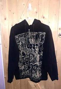 Rare Y2K Lost Enterprises Skateboarding Anime Full Zip Hoodie Size S - Picture 1 of 4