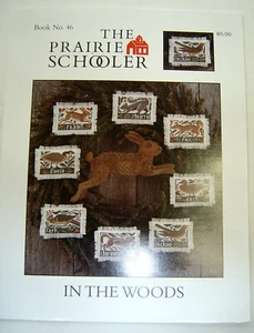 The Prairie Schooler Primitive Cross Stitch In the Woods Book 46 Booklet - Picture 1 of 3