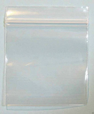 New 100 4"x 4" 2mil Reclosable Poly Clear Ziplock Bags *US  FREE SHIPPING* - Image 1 of 2