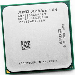 AMD Athlon 64 2800+ ADA2800AEP4AX Socket 754 1.8GHz Newcastle Processor 89W 2004 - Picture 1 of 3