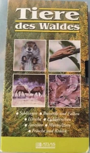 VHS Tiere des Waldes (Atlas Verlag) FSK oA 55 Minuten Farbe - Picture 1 of 4