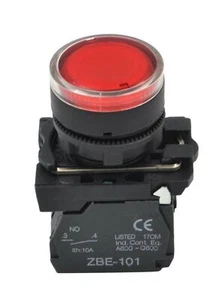 Interruptor Indicador Montaje Panel Genérico Rojo LED XB5AW34B5 - Imagen 1 de 8