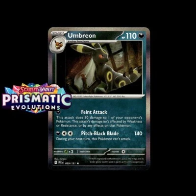 Pokemon Prismatic Evolutions: Choose Your Card! Reverse Holo/Holo EX Full Art NM - Image 1 of 2