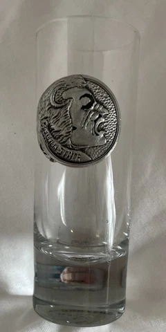 Florida State University- Seminoles 4" Shooter Shot Glass w/ Pewter seal Cover