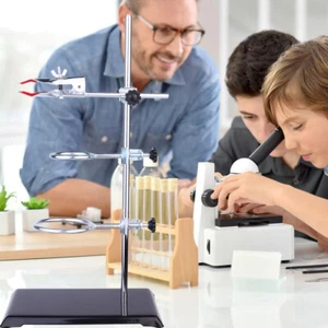 Soporte de soporte de laboratorio para equipos y suministros de tubo de ensayo - Imagen 1 de 12