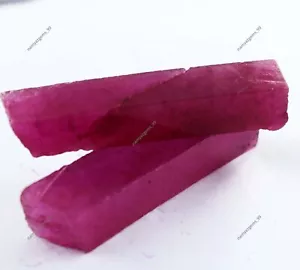 300 quilates piedra preciosa suelta de tierra áspera extraída rosa natural de 300 quilates - Imagen 1 de 7