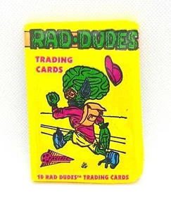 Pacific Rad Dudes 1990 Trading Cards 10 Pack Unopened - Picture 1 of 2