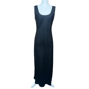 Banana Republic Women's Linen Maxi Dress Sleeveless Black Casual Summer SZ 4 - Picture 1 of 6
