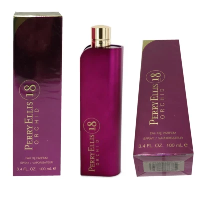 Perry Ellis 18 Orchid por Perry Ellis Eau De Parfum Spray 3,4 oz/100 ml Mujer Foto 1 de 3