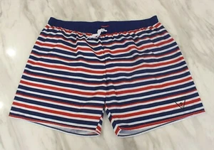 Guess Para Hombre Azul Corto Board Shorts Natación Natación Playa Traje de Baño Traje de Baño L - Imagen 1 de 8