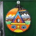 COLORFUL Spiritual Embroidery patch Hand Stitched in Nepal Artist #21A