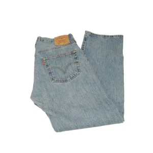 Levi's 501 Y2K Button Fly Classic Medium Wash Jeans Sz. 34x30 - Bild 1 von 8