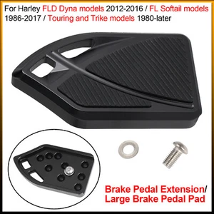 For Harley Touring 86-17/ Softail 12-16 /FLD Dyna Brake Pedal Extension Enlarger - Picture 1 of 19