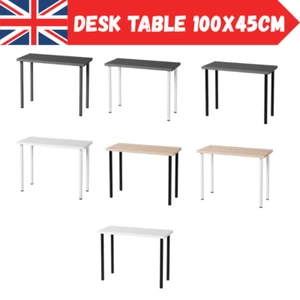 Ikea LINNMON/ADILS Table Top with Legs For Home Office Work Table 100x45 cm New - Picture 1 of 44