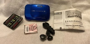 Fujifilm Blue FinePix Z37 10MP Digital Camera NWT Instructions Case AS FOUND - Picture 1 of 7