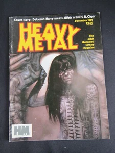 Revista de fantasía de heavy metal diciembre 1981 H.R. Cesta Gieger, Deb Harry Moebius - Imagen 1 de 4