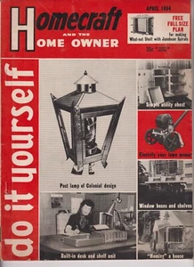 2 HOMECRAFT & the HOMEOWNER Magazines - APR 1954 & JUN 1952 - Picture 1 of 2