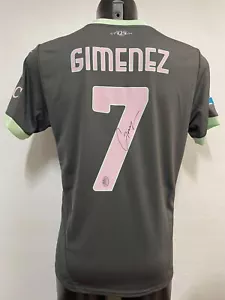 MAGLIA THIRD SERIE A "GIMENEZ 7" AUTOGRAFATA FIRMA SINGOLA AC MILAN 2024/2025 - Picture 1 of 2