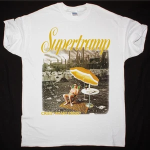 SUPERTRAMP CRISIS WHAT CRISIS Shirt White unisex S-234XL B1009 - Bild 1 von 3