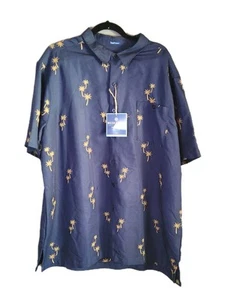 Weekender Button Down NWT Vacation Shirt 2XL Embroidered Palm Tree Casual Shirt - Picture 1 of 13