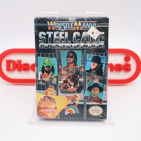 NES Nintendo WWF WWE WRESTLEMANIA: STEEL CAGE CHALLENGE - NUOVO E SIGILLATO IN FABBRICA!