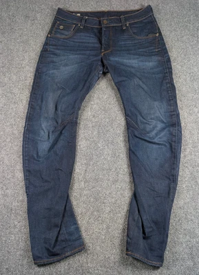 Jeans masculino G Star Raw ARC 3D slim 32/32 azul escuro lavagem denim - Imagem 1 de 4