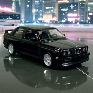 BMW M3 E30 (1987) 1:36 Scale Diecast Model Car Black DTM (unboxed) - Picture 1 of 12