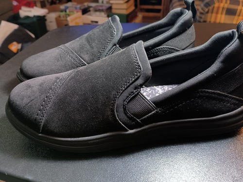 Ballerine Clarks Cloudsteppers Breeze Dawn donna 6M nere slip on comode casual