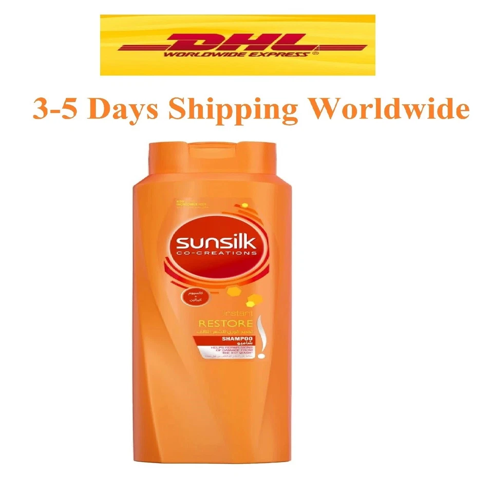 ⭐FAST SHIPPING⭐1X Sunsilk Shampoo Instant Restore Damaged Hair Repair  600 ml - Image 1 of 1