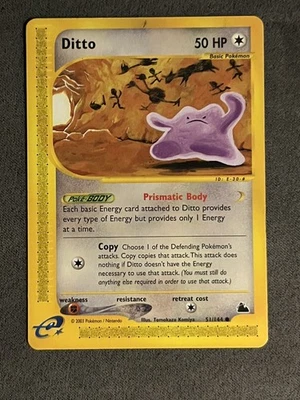 Pokemon TCG Skyridge Ditto Common Card 51/144 Near Mint - Image 1 of 2