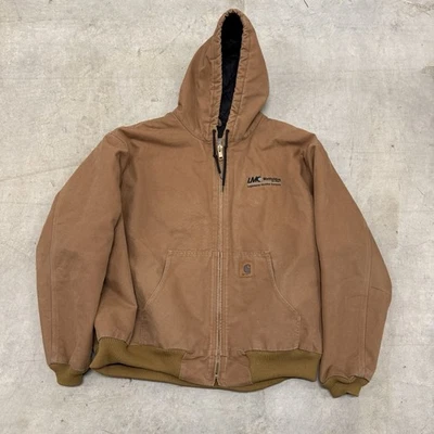 Carhartt Thermal Lined Duck Hooded Jacket Men’s Size 3XL Brown - Image 1 of 4