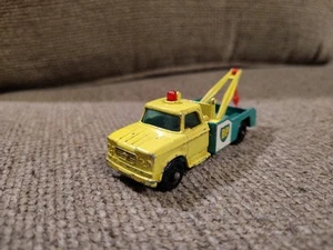Lesney Matchbox Dodge Wreck Truck BP No.13 1970 Yellow Made in United Kingdom - Picture 1 of 9