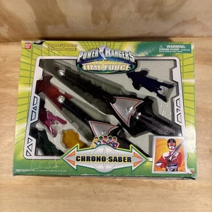 Vintage Bandai Power Rangers Time Force Chrono Saber completo di scatola LEGGI! - Foto 1 di 17