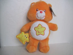 13" Care Bears ~LAUGH A LOT W/ STAR Plush Stuffed Animal - Picture 1 of 5