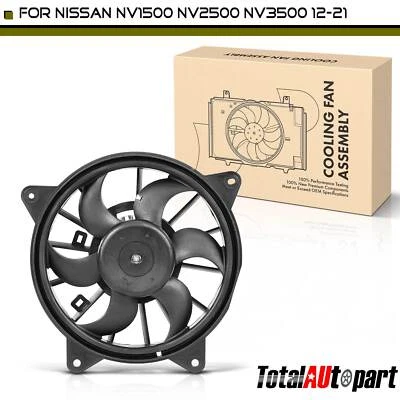 Engine Radiator Cooling Fan Assembly for Nissan NV1500 NV2500 12-21 4.0L 5.6L - Image 1 of 4