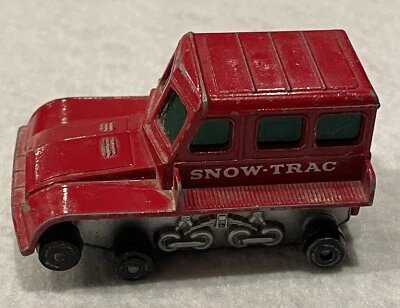 SNOW - TRAC MATCHBOX SERIES Nº 35 / HECHO EN INGLATERRA / LESNEY / Juguete sin pistas Foto 1 de 4