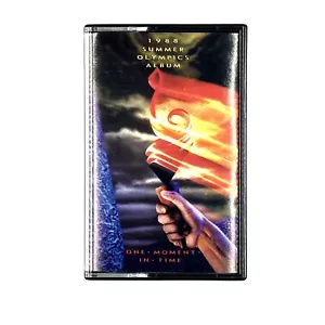 1988 SUMMER OLYMPICS ALBUM Cassette Tape 1988 BEE GEES WHITNEY HOUSTON Rare - Picture 1 of 5