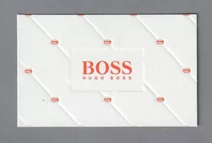 Werbekarte - Advertising Card - Boss von Hugo Boss - Bild 1 von 1