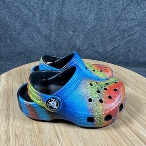 Crocs Classic Clog Baby Tie Dye Little Kid Size C6 - Picture 1 of 6