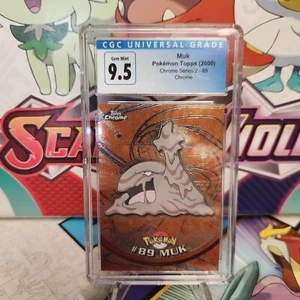 CGC 9.5 Pokemon Topps Chrome Muk Serie 2 - 89 (Ora un CGC 10) -POP 6- SPEDIZIONE VELOCE - Foto 1 di 3