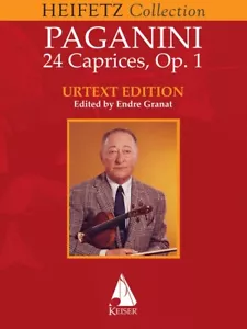 Paganini 24 Caprices For Violin Solo Jascha Heifetz Collection Book NEW! - Imagen 1 de 1