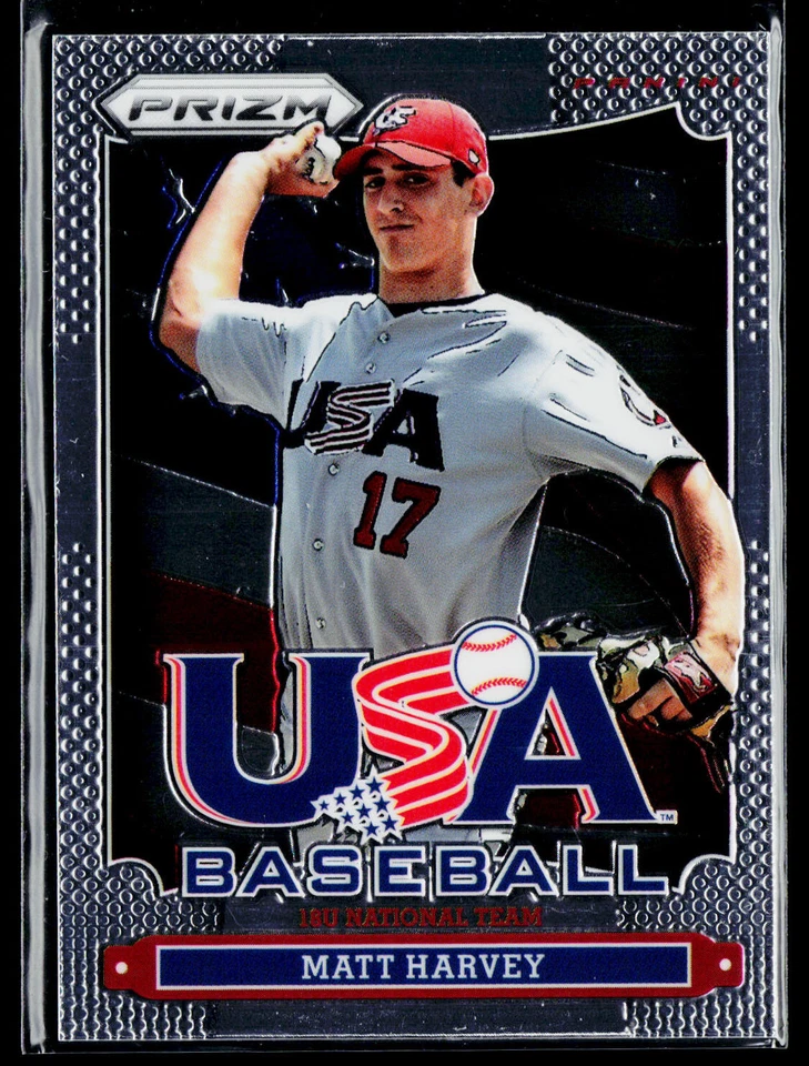 2013 Panini Prizm USA Baseball Matt Harvey USA5 - Image 1 of 2