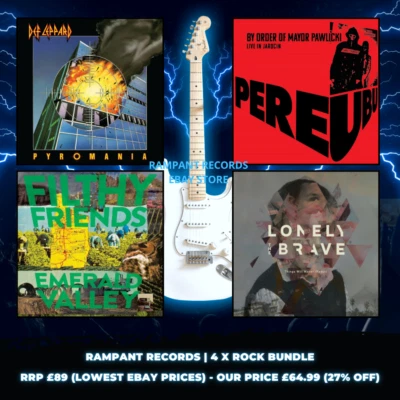 Def Leppard Pyromania 40 + 3 Rock Vinyl LPs Job Lot Bundle - New & Sealed - Imagem 1 de 4