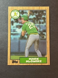 1987 Topps - #366 Mark McGwire RC - Picture 1 of 6